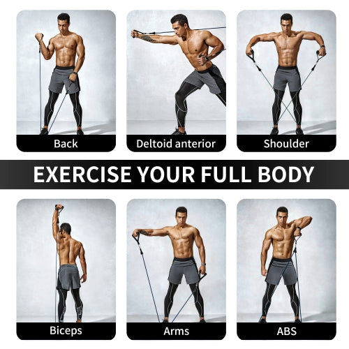 11PCS Power Resistance Band (Home Gym - Anywhere, Anytime