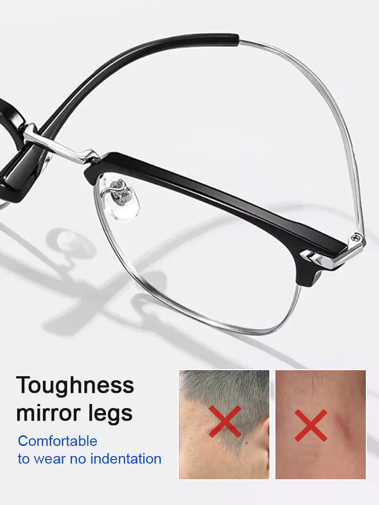 🔥【No eye tests needed, auto-adjusts. Revolutionize Your Vision Today!】Auto-focus blue light blocking reading glasses