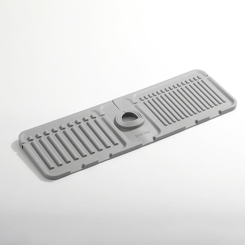 Faucet sink mat