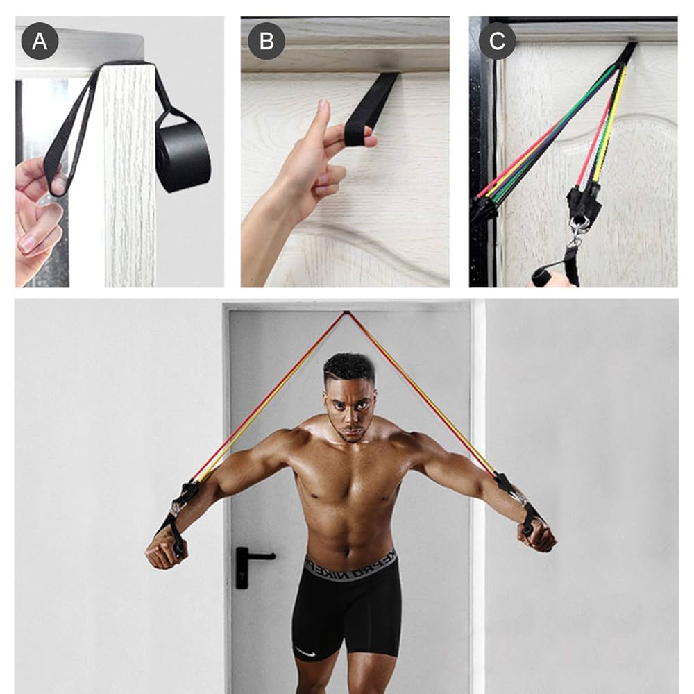11PCS Power Resistance Band (Home Gym - Anywhere, Anytime