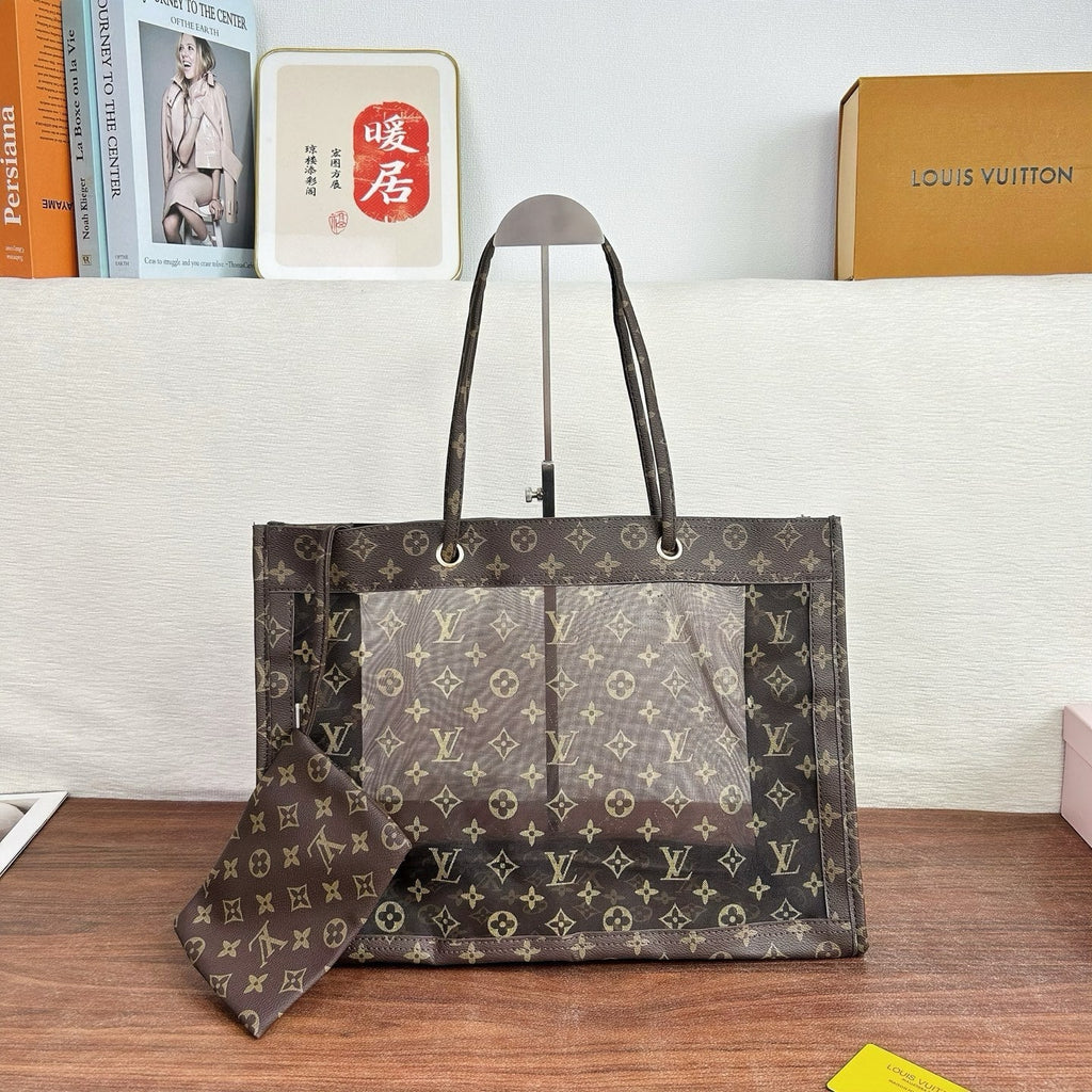 LVV printed bag three-piece set 0725070101