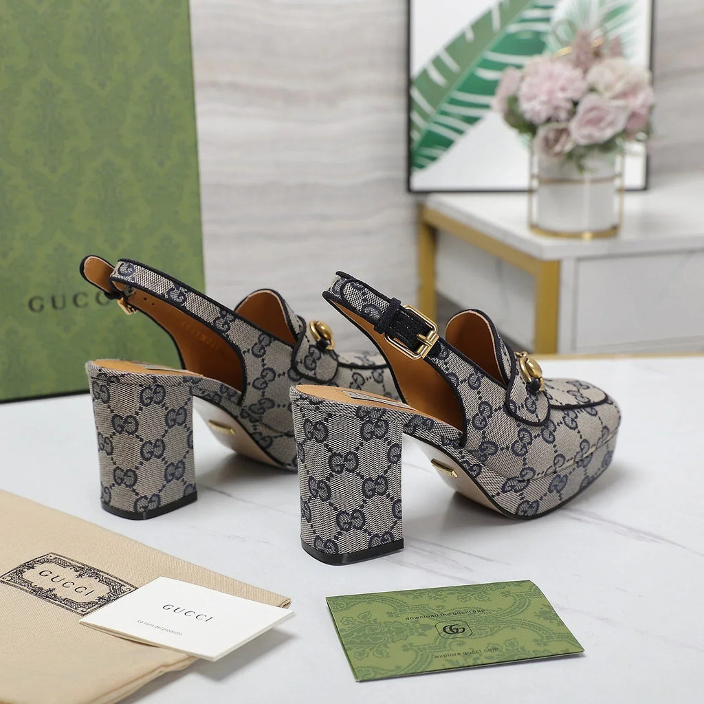New Women's Horsebit Mid-heeled Sandals and High Heels