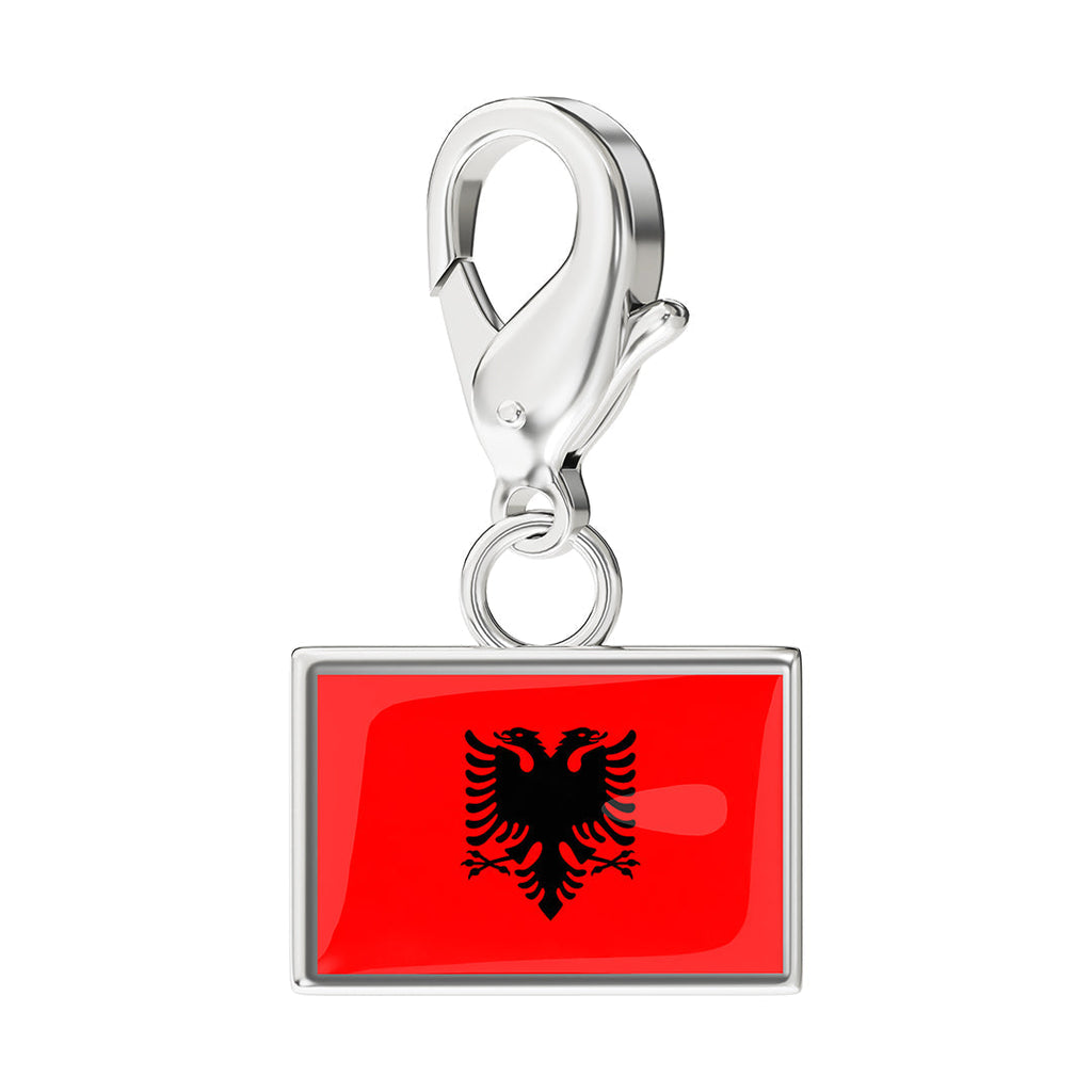 Flag & Map Charms Set