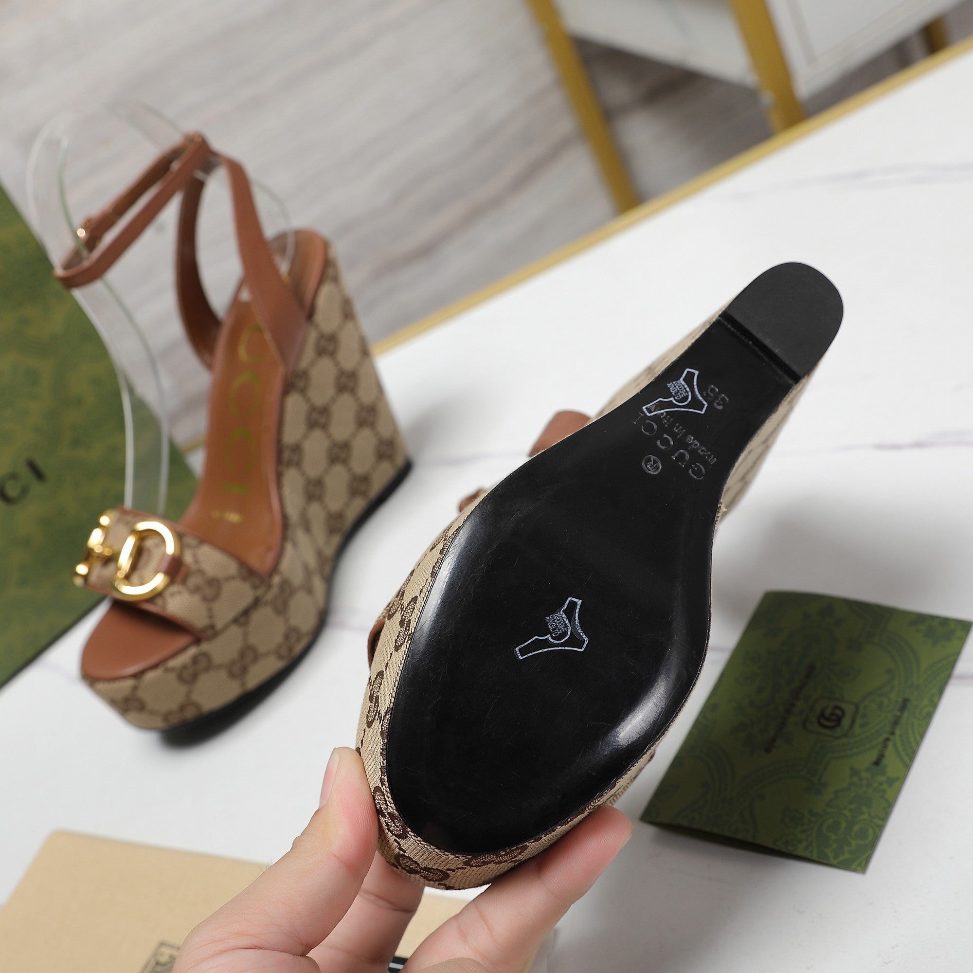 GG summer ladies fashion platform high heels 0725040207