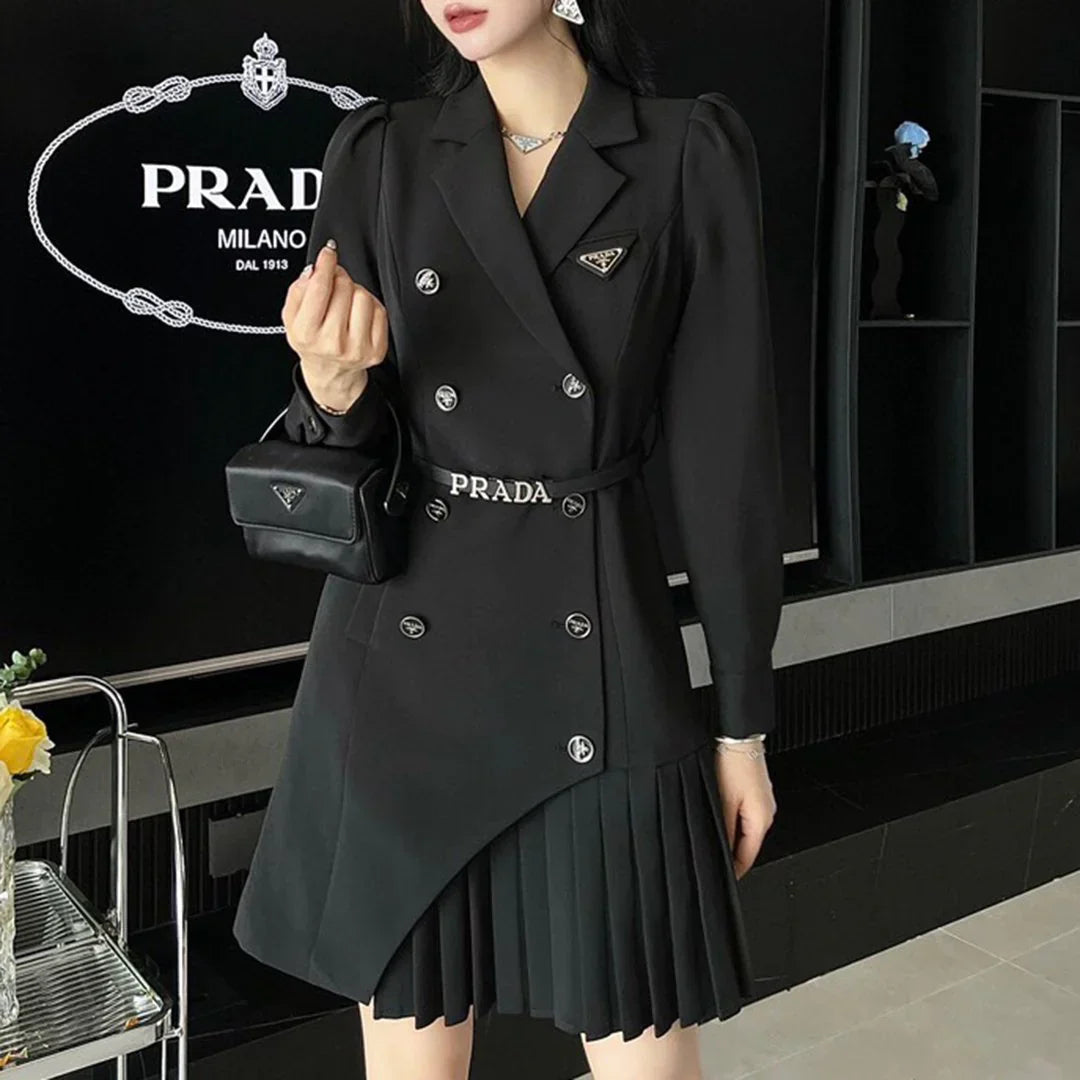 New suit pleated dress 1024011202