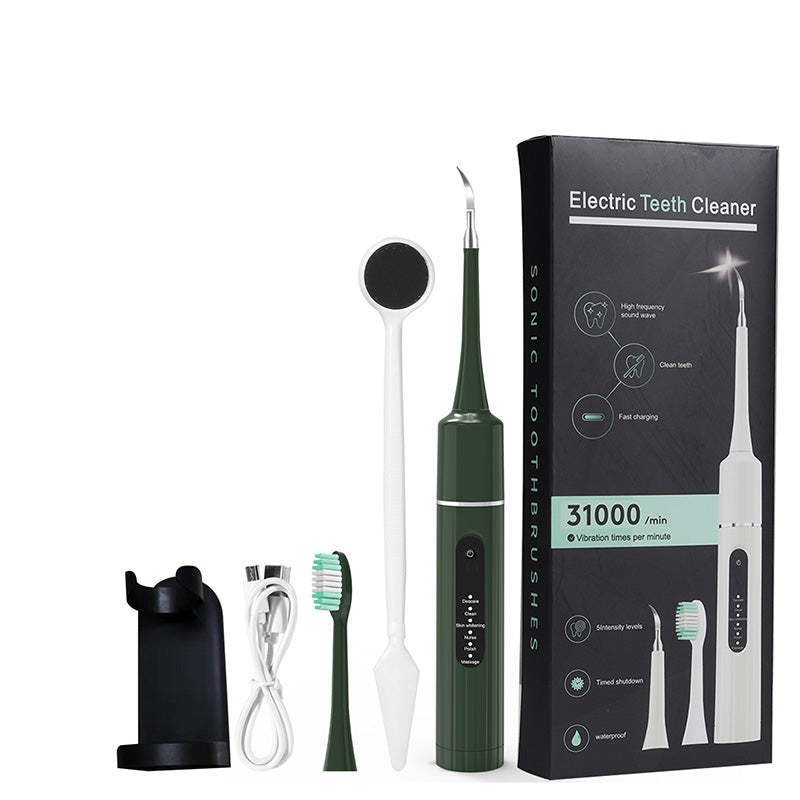🦷Professional ultrasonic tooth cleaner with multiple functions and speeds